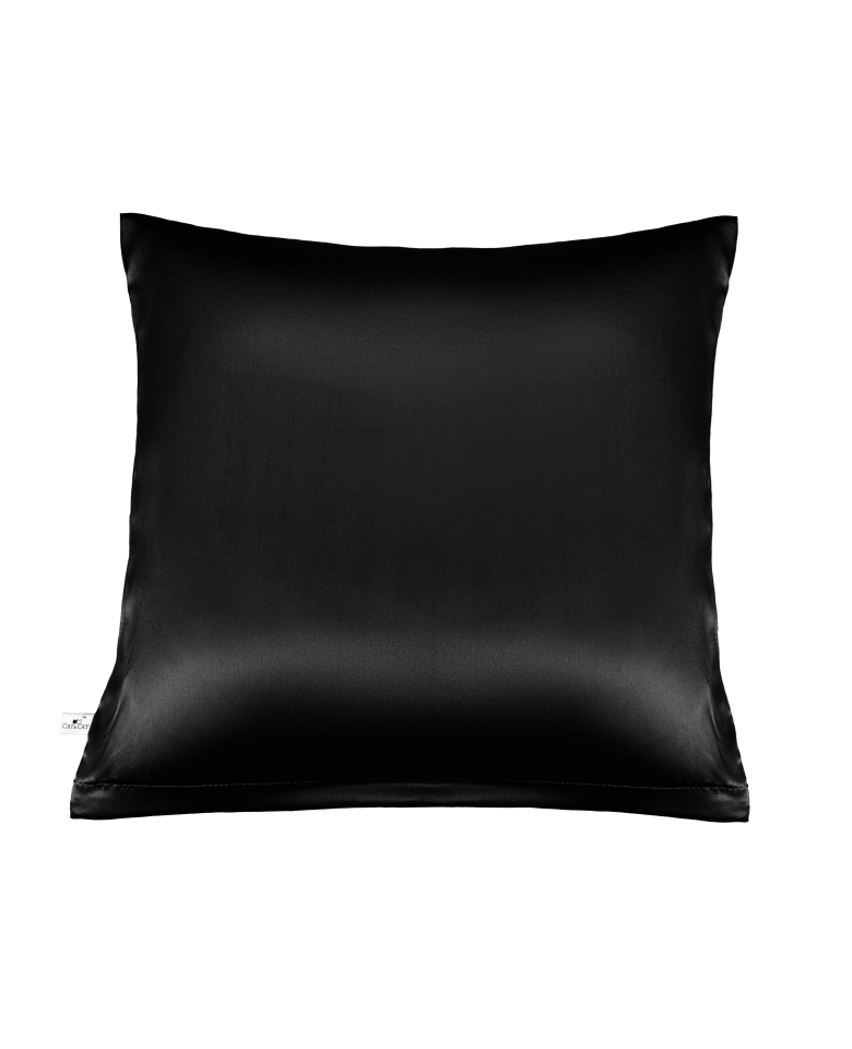 Silk pillowcase 40x40 - black