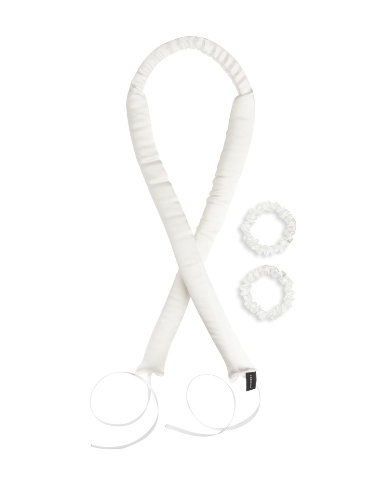 Silk hair curler with thermoplastic foam maxi comfort - pure nature