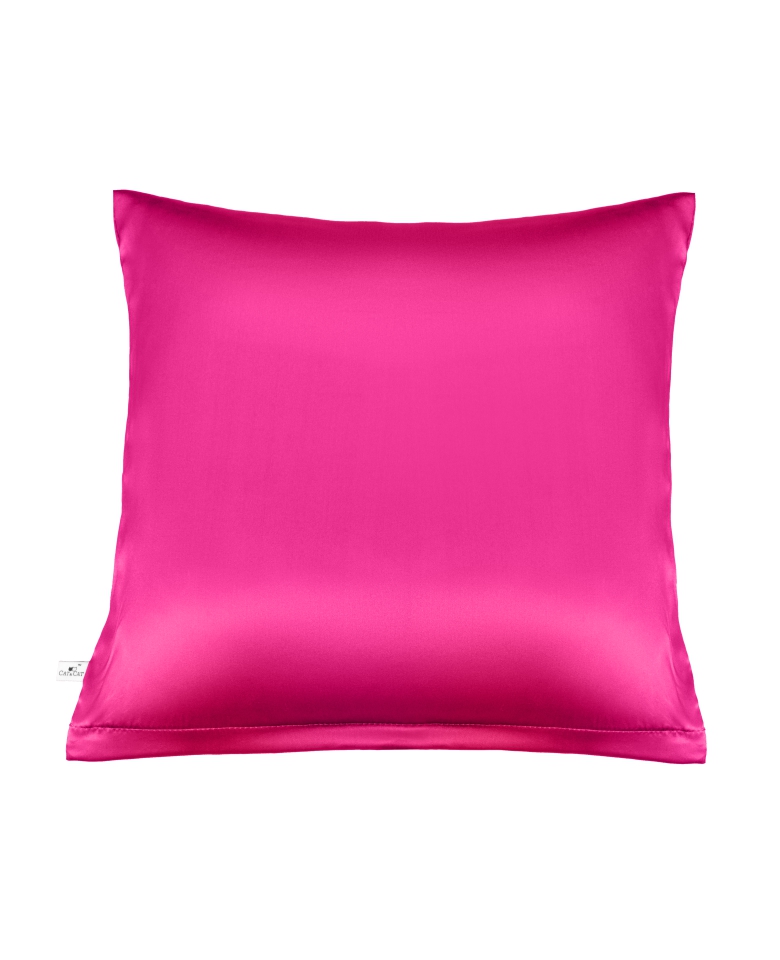 Silk pillowcase 40x40 - vivid pink