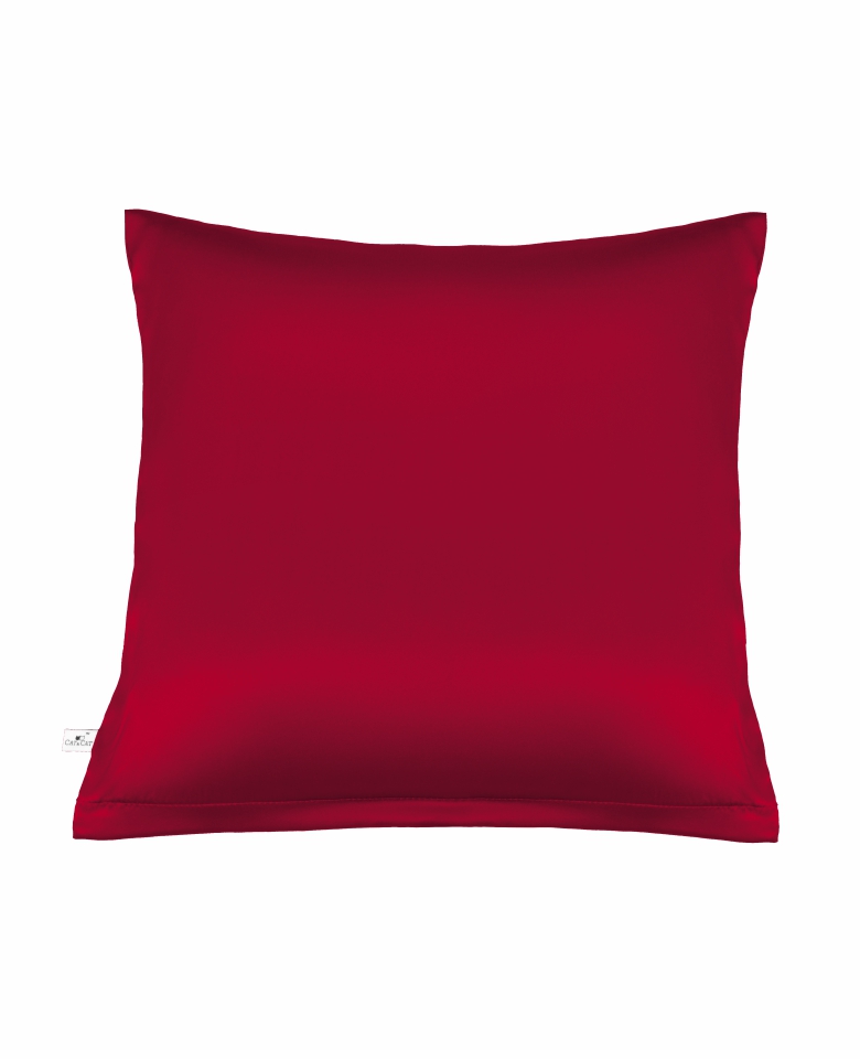 Silk pillowcase 40x40- carmine
