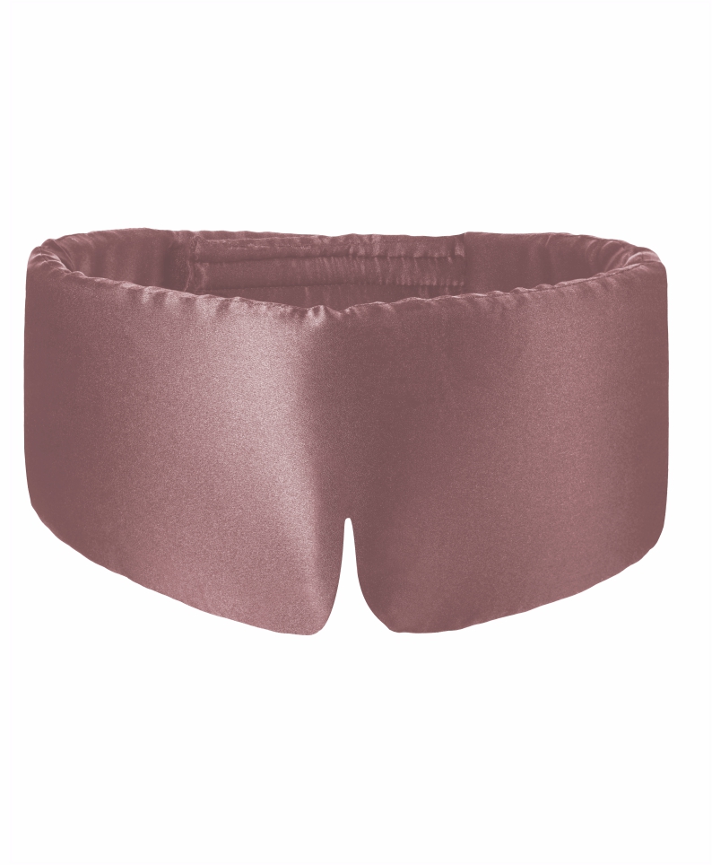 Schlafmaske aus Seide maxi comfort – dusty pink