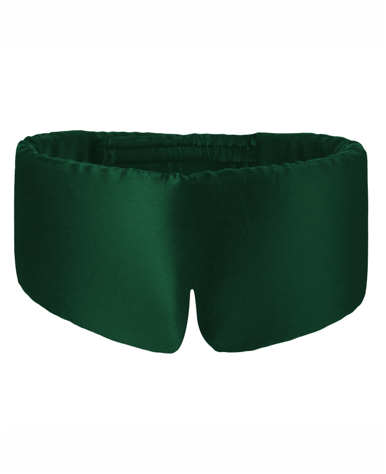Schlafmaske aus Seide maxi comfort – emerald