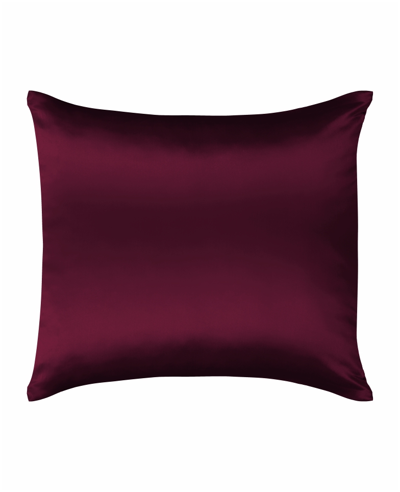 Kissenbezug aus Seide 50x60 – burgundy