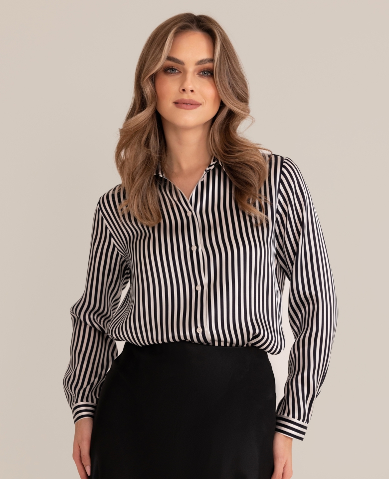 Stripes silk shirt - mini stripes