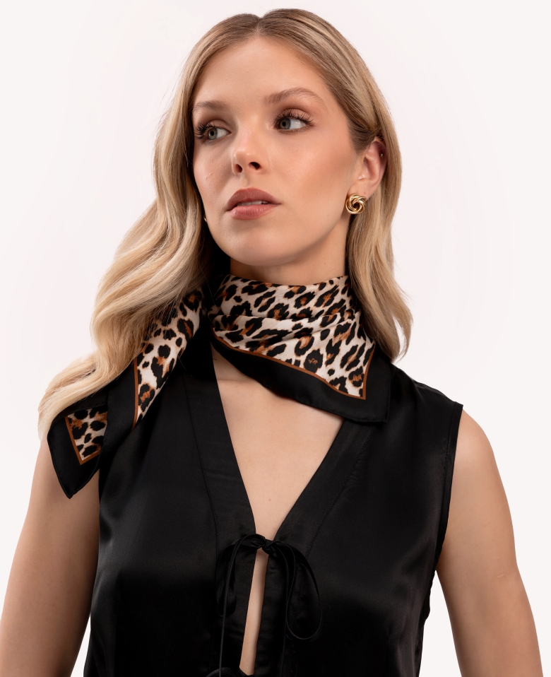 Silk scarf - leo