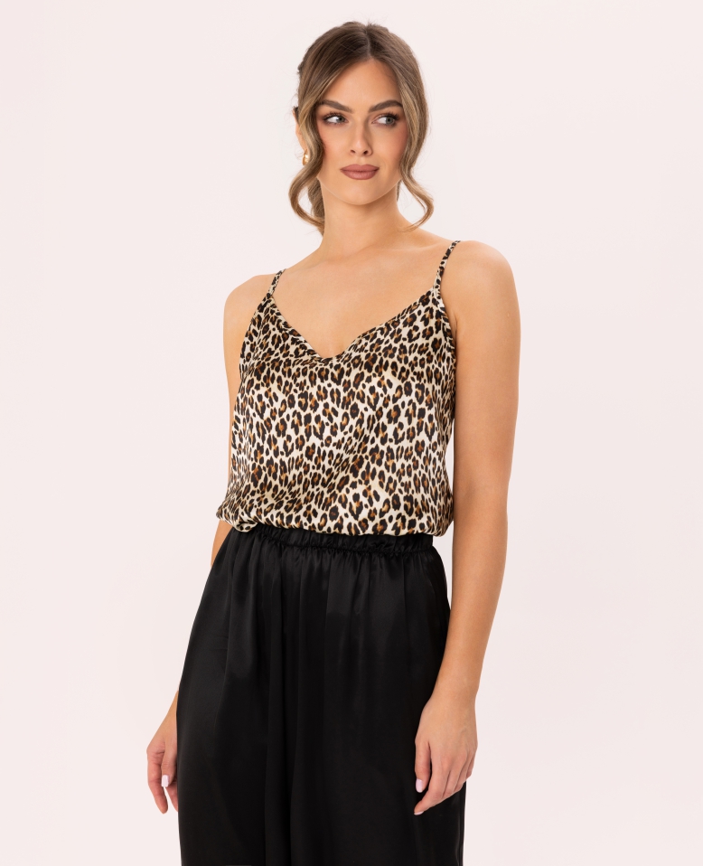 Silk top - leo