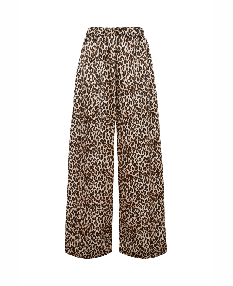 Silk pants relax fit - leo